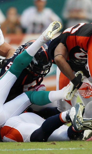Dolphins facing cold, high altitude in Denver against Peyton Manning-led Broncos